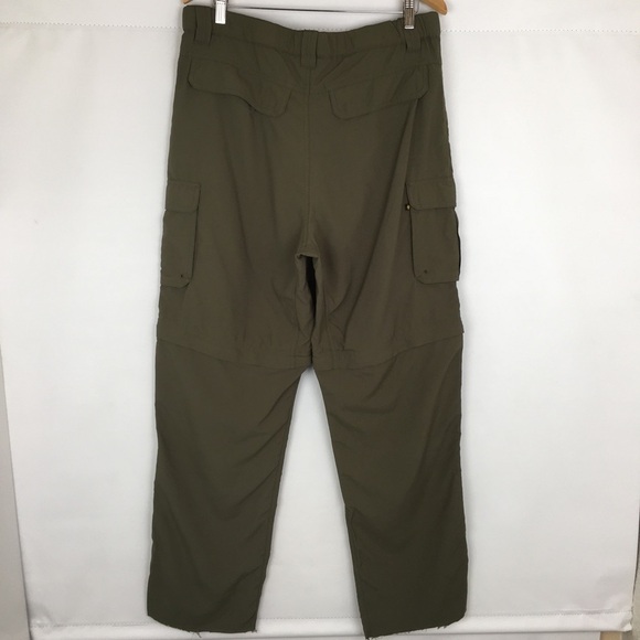 Boy Scouts Cargo Uniform Pants Shorts Convertible Green Hiking Zip Off Outdoor - Picture 8 of 14